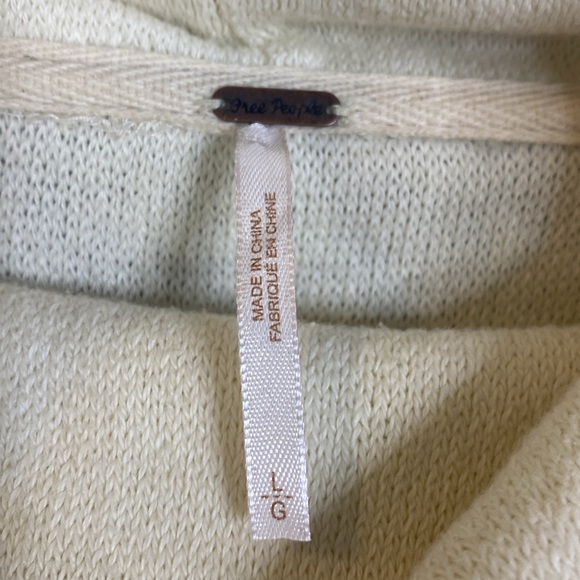 Free People Cloud Control Ballon sleeve Pullover in Ivory - Picture 4 of 7